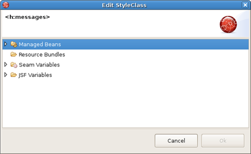 Edit Style Class Dialog