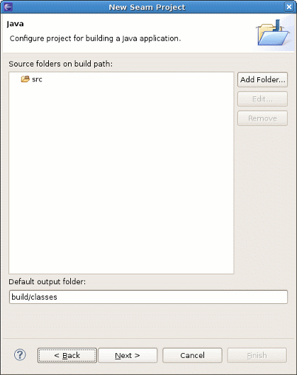Java application building Wizard