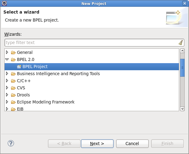New BPEL Project