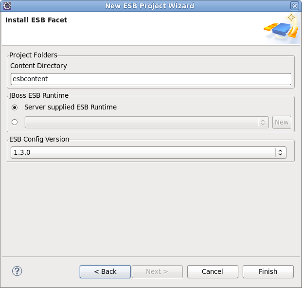 Install ESB facet step