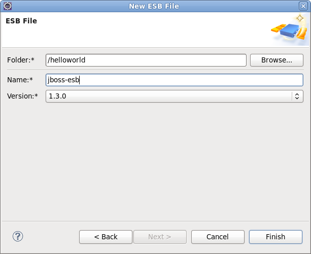 Folder, Name and Version for ESB file