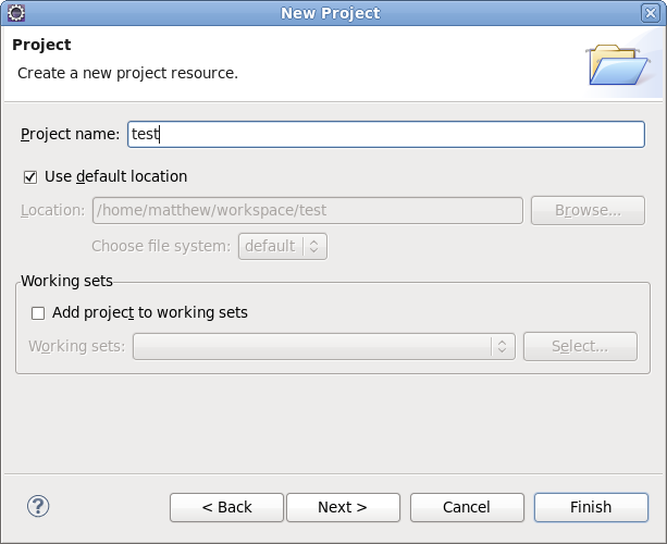 Creating a Project