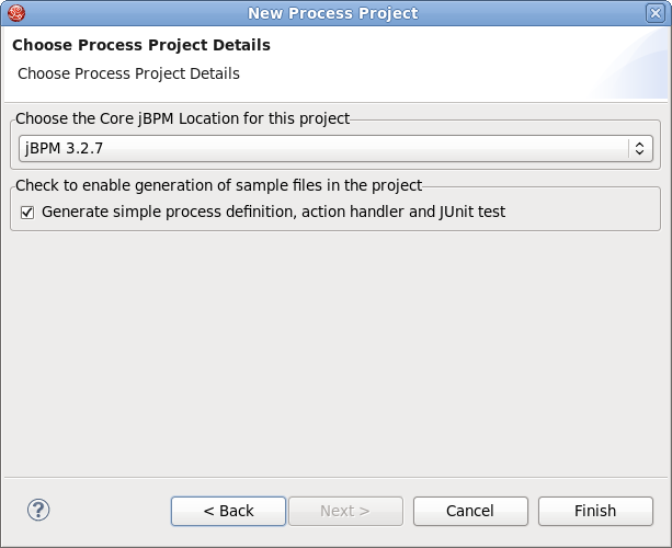 Core jBPM Location Specifying