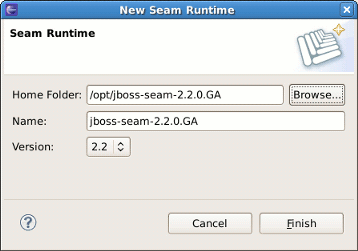 Seam Runtime Creation
