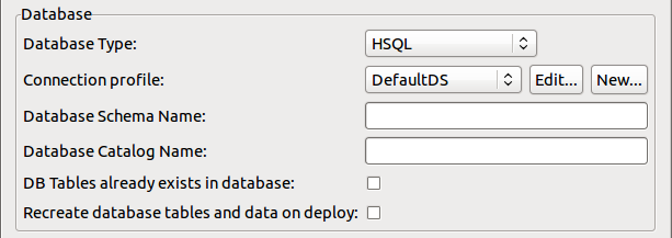 DataBase Setting