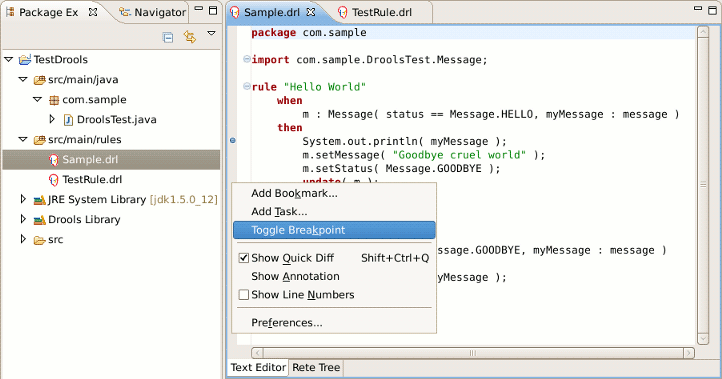 Adding Breakpoints