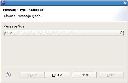 Message Type Selection