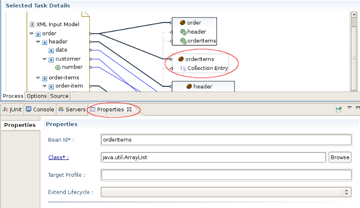 Synchronization between Properties View and the canvas