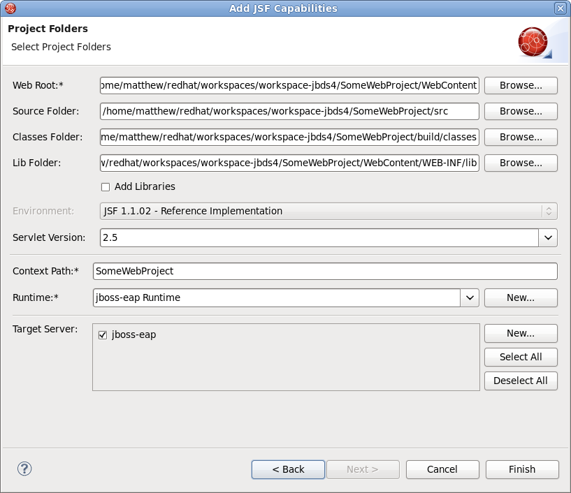 Project Folders