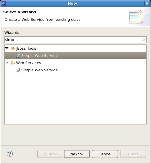 The New - Other (Wizard selection) dialog