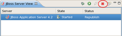 Stop JBoss Server