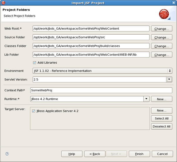 Project Folders