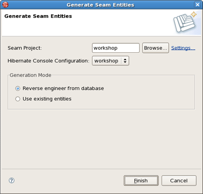 Generate Seam Entities