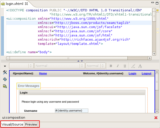 Visual Page Editor