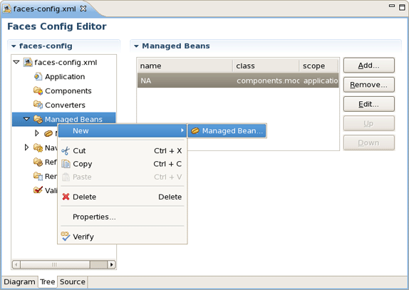 Editing in Tree View