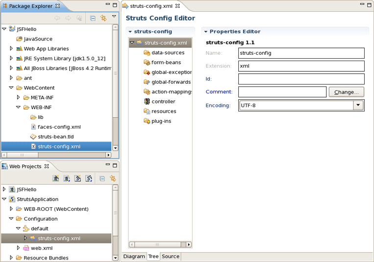 Struts-config.xml File