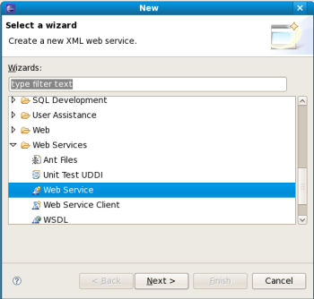 New Web Service