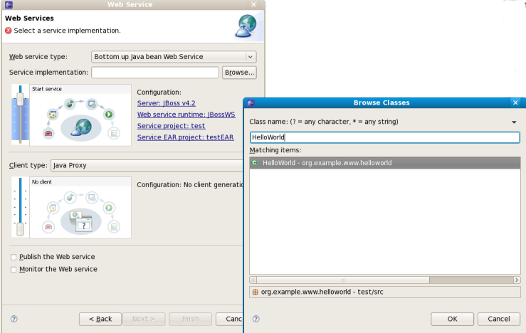 Set Web Service Common values