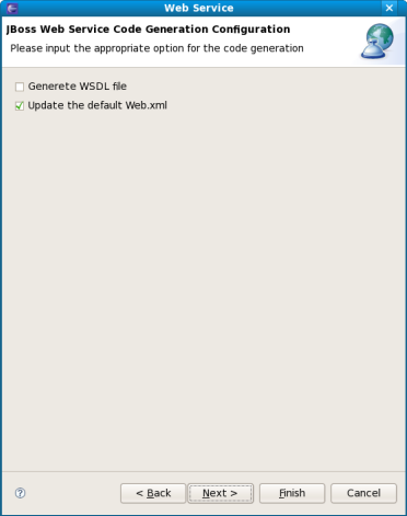 Set Web Service values for Code Generation