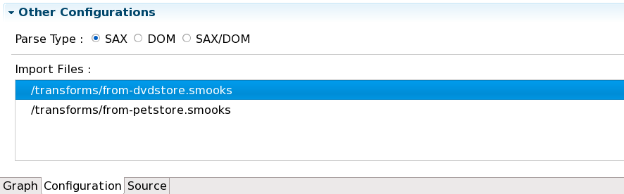 Smooks parse type