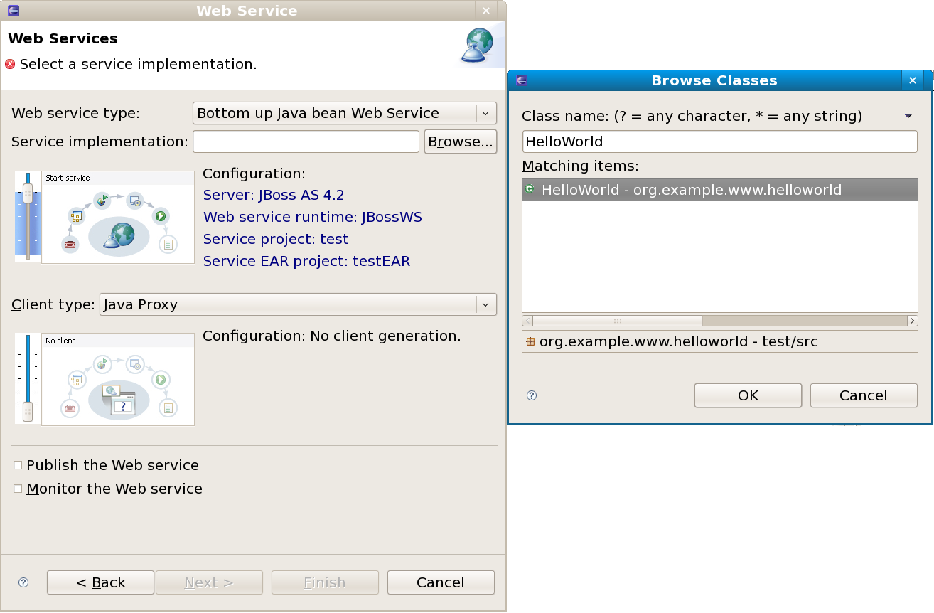 Set Web Service Common values