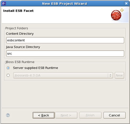 Install ESB facet step