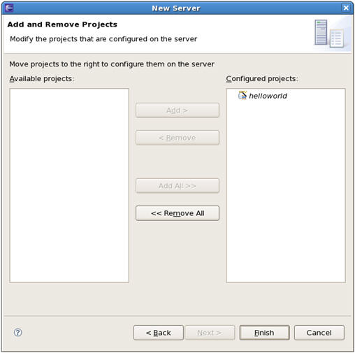 Add and Remove Projects