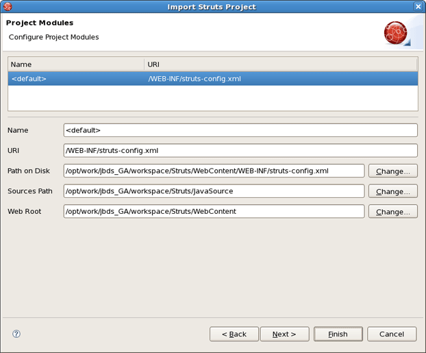 Configuring Project Modules