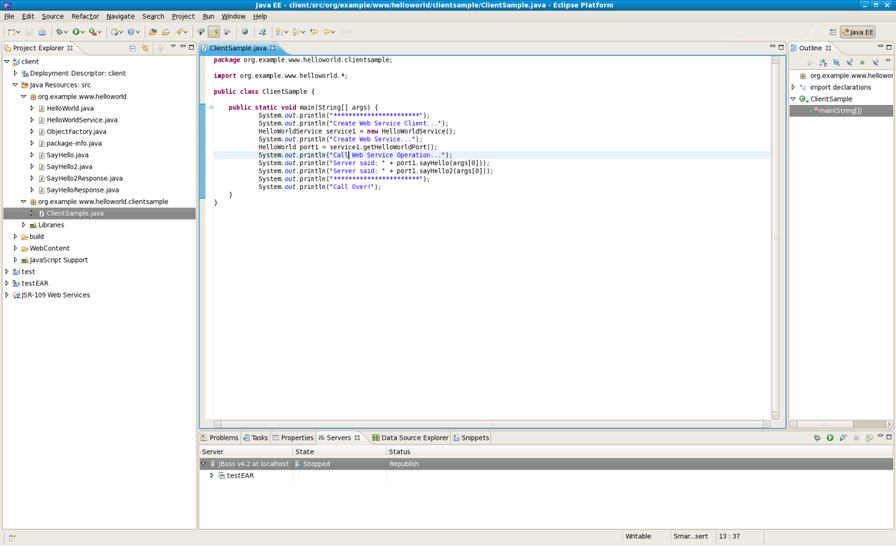Client Sample Class