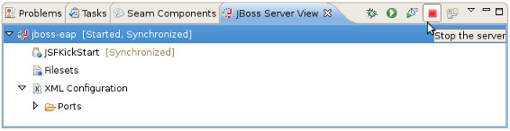 Stopping Server