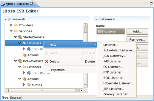 Adding New Listener for Service