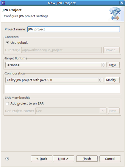 Starting JPA Project
