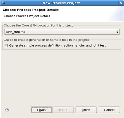 Core jBPM Location Specifying