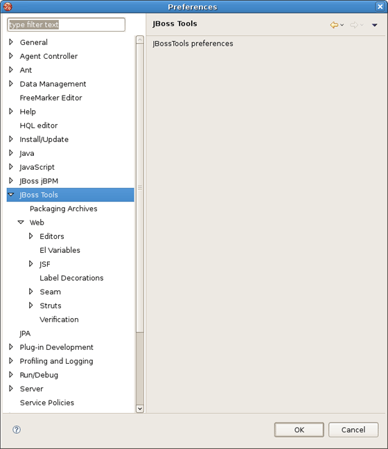 Preferences are included in this dialog.