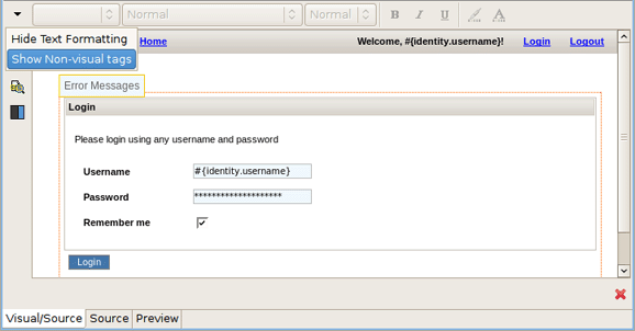 Enabling the Option for Showing Non-visual Tags