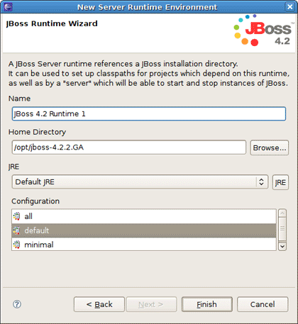 Specifying Target Runtime Configurations