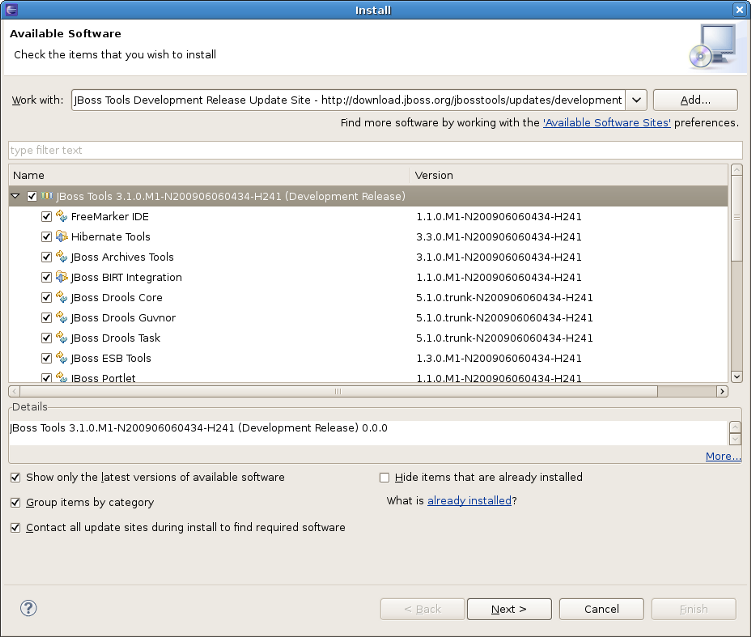 Updating Jboss Tools