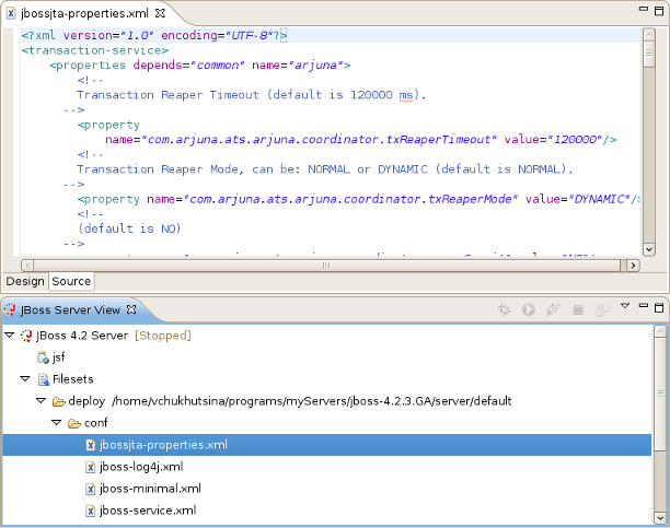 Direct Editing from the Filesets
