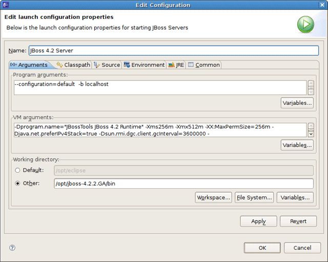 Launch Configuration Properties