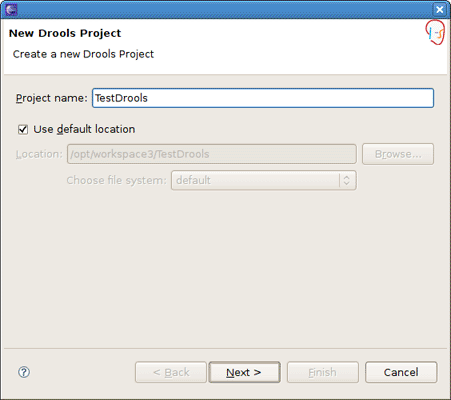 Creating a New Drools Project