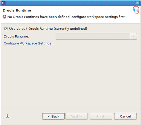 Configuring Drools Runtime
