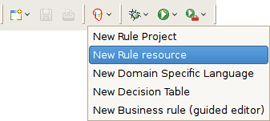 Opening the New Rule Resource Wizard
