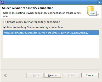 Add to Guvnor Wizard