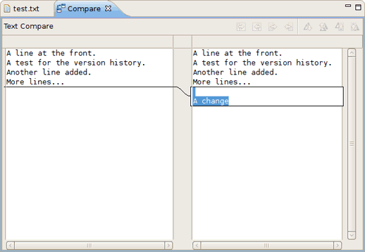 Eclipse Compare Editor