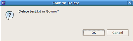 Comfirm Delete Dialog