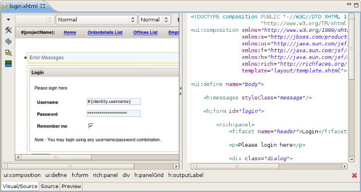 Visual Page Editor After Layout Changing