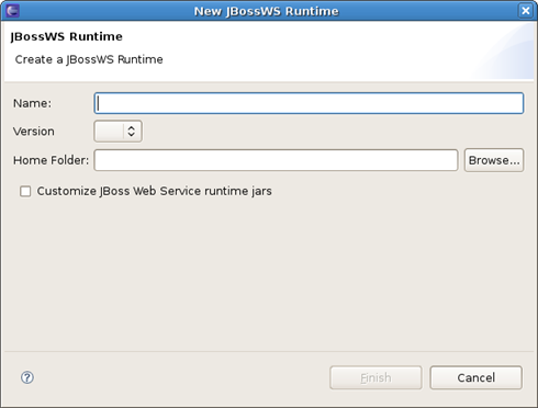 Configure JBossWS Runtime