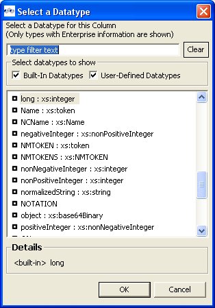 Editing Datatype Values