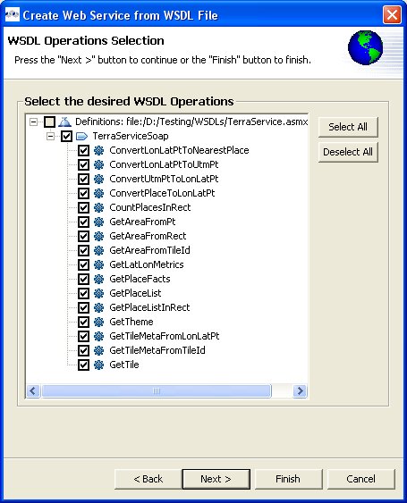 Namespace Resolution Dialog