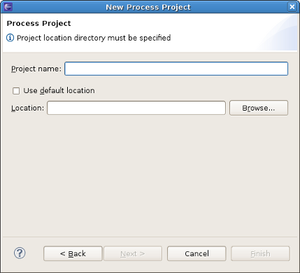 New Process Project Wizard